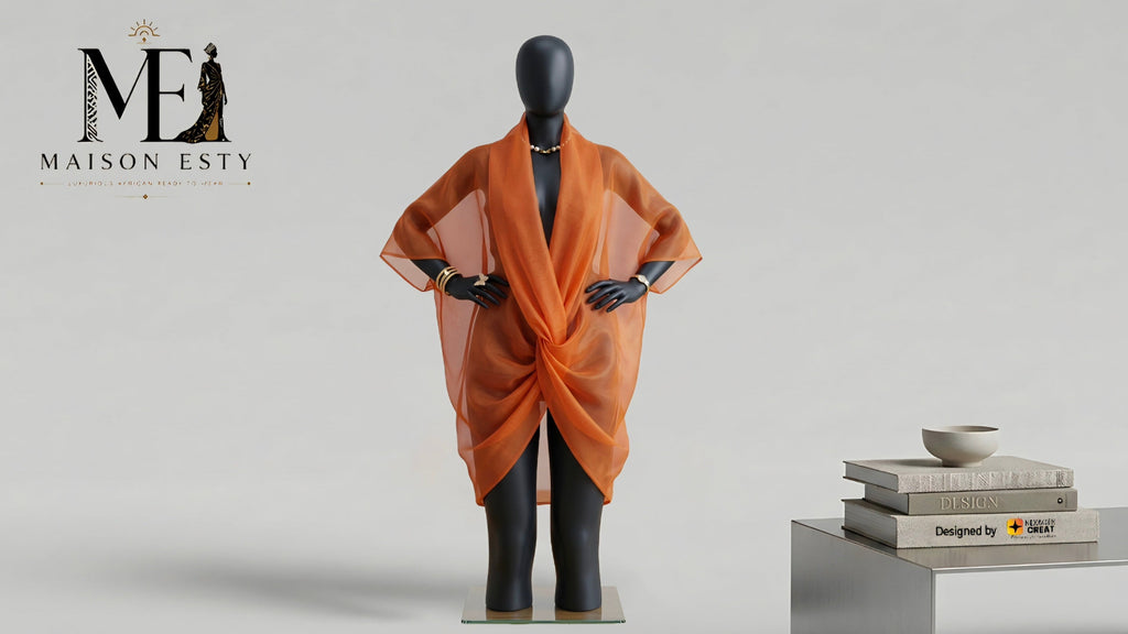 ORGANZA BLOUSE ORANGE