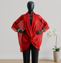ORGANZA BLOUSE RED